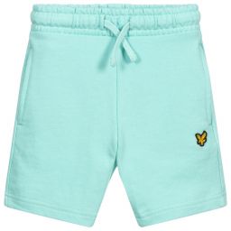 Lyle & Scott-Boys Blue Cotton Shorts | Childrensalon Outlet