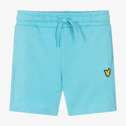 Lyle & Scott-Boys Blue Cotton Shorts | Childrensalon Outlet