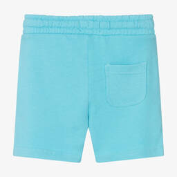 Lyle & Scott-Boys Blue Cotton Shorts | Childrensalon Outlet