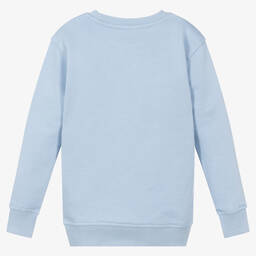 Lyle & Scott-Boys Blue Cotton Sweatshirt | Childrensalon Outlet