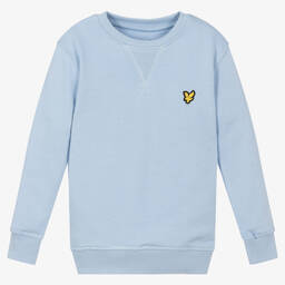 Lyle & Scott-Boys Blue Cotton Sweatshirt | Childrensalon Outlet