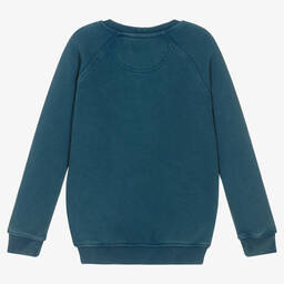Lyle & Scott-Boys Blue Cotton Sweatshirt | Childrensalon Outlet