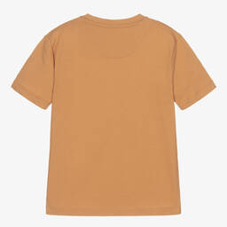 Lyle & Scott-Boys Brown Cotton T-Shirt | Childrensalon Outlet