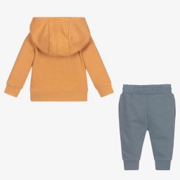 Lyle & Scott-Boys Brown & Grey Tracksuit | Childrensalon Outlet