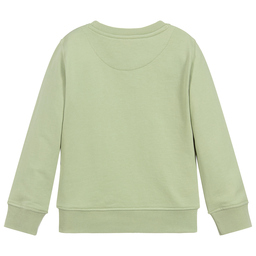 Lyle & Scott-Boys Green Cotton Sweatshirt | Childrensalon Outlet