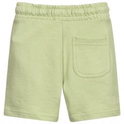 Lyle & Scott-Boys Green Jersey Shorts | Childrensalon Outlet