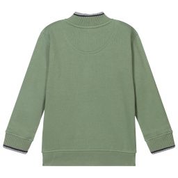 Lyle & Scott-Boys Green Zip-up Top | Childrensalon Outlet