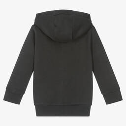 Lyle & Scott-Boys Grey Cotton Zip-Up Hoodie | Childrensalon Outlet