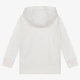 Lyle & Scott-Boys Ivory Cotton Logo Hoodie | Childrensalon Outlet