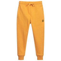 Lyle & Scott-Boys Orange Cotton Joggers | Childrensalon Outlet