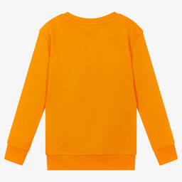 Lyle & Scott-Boys Orange Cotton Sweatshirt | Childrensalon Outlet