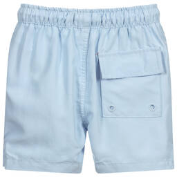 Lyle & Scott-Boys Pale Blue Swim Shorts | Childrensalon Outlet