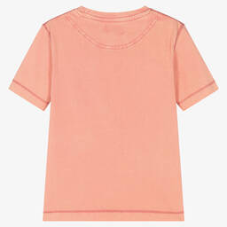 Lyle & Scott-Boys Pink Cotton T-Shirt | Childrensalon Outlet