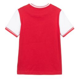 Lyle & Scott-Boys Red Cotton T-Shirt | Childrensalon Outlet