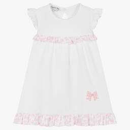 Magnolia Baby-Розовое платье с бантиком для малышек | Childrensalon Outlet