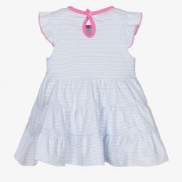 Magnolia Baby-Blue Unicorn Baby Dress Set | Childrensalon Outlet