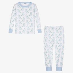 Magnolia Baby-Boys Blue Rex Pyjamas | Childrensalon Outlet