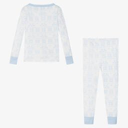 ماغنوليا بيبي-بيجاما قطن بيما لون أبيض للأولاد | Childrensalon Outlet