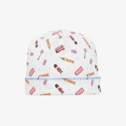 Magnolia Baby-Белая шапочка из хлопка пима для малышей | Childrensalon Outlet