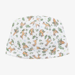 ماغنوليا بيبي-قبعة قطن بيما لون أبيض للمواليد | Childrensalon Outlet