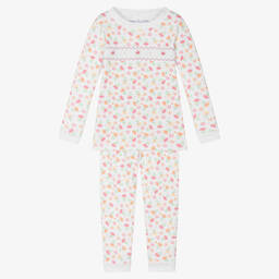 ماغنوليا بيبي-بيجاما قطن بيما لون أبيض للبنات | Childrensalon Outlet