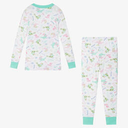 ماغنوليا بيبي-بيجاما بامبو جيرسي لون أبيض للبنات | Childrensalon Outlet