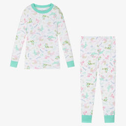 ماغنوليا بيبي-بيجاما بامبو جيرسي لون أبيض للبنات | Childrensalon Outlet