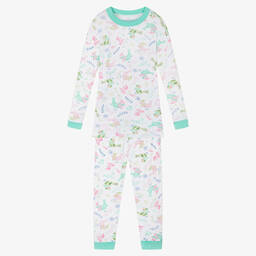 ماغنوليا بيبي-بيجاما بامبو جيرسي لون أبيض للبنات | Childrensalon Outlet
