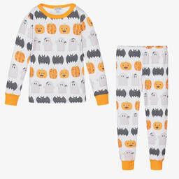 Magnolia Baby-Orange & White Pyjamas | Childrensalon Outlet