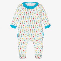 ماغنوليا بيبي-بيبي غرو قطن بيما لون أبيض للمولودات | Childrensalon Outlet