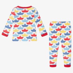 Magnolia Baby-Pima Cotton Boats Pyjamas | Childrensalon Outlet