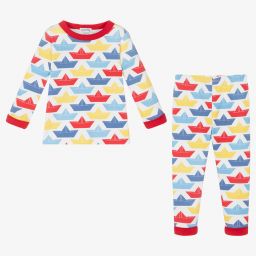 Magnolia Baby-Pima Cotton Boats Pyjamas | Childrensalon Outlet