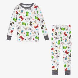 Magnolia Baby-Pima Cotton Gamer Pyjamas | Childrensalon Outlet