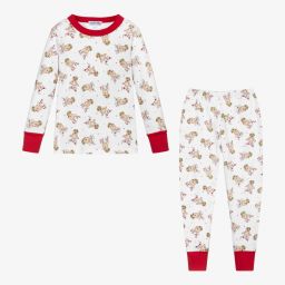 Magnolia Baby-Пижама из хлопка пима с северными оленями | Childrensalon Outlet