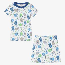 Magnolia Baby-Pima Guitar Short Pyjamas | Childrensalon Outlet