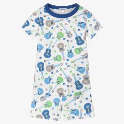 Magnolia Baby-Pima Guitar Short Pyjamas | Childrensalon Outlet