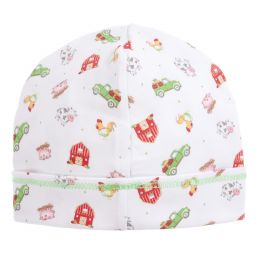 ماغنوليا بيبي-قبعة قطن بيما لون أبيض | Childrensalon Outlet