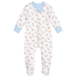 Magnolia Baby-Белый комбинезон из хлопка пима для малышей | Childrensalon Outlet