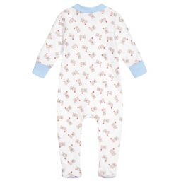 Magnolia Baby-Белый комбинезон из хлопка пима для малышей | Childrensalon Outlet