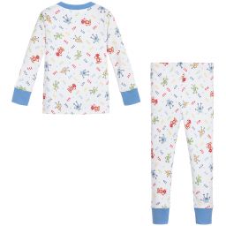 Magnolia Baby-White Pima Cotton Pyjamas | Childrensalon Outlet