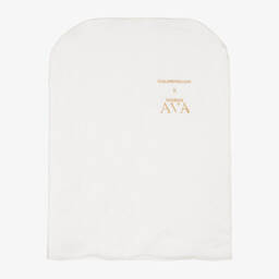 Maison Ava-Черный жаккардовый костюм с вышивкой | Childrensalon Outlet