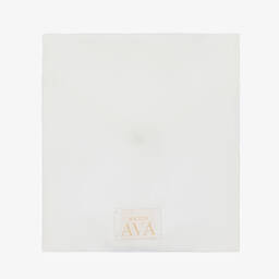 Maison Ava-Girls Red Embroidered Tulle Hairband  | Childrensalon Outlet