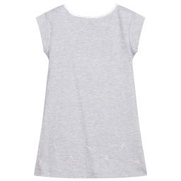 Malvi & Co-Grey Cotton Jersey Dress | Childrensalon Outlet