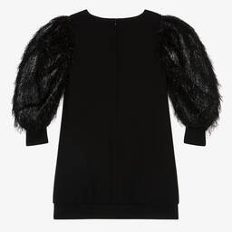 Mama Luma-فستان جيرسي لون أسود | Childrensalon Outlet