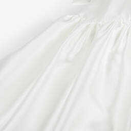 Mama Luma-فستان ساتان عاجي أنيق للبنات | Childrensalon Outlet