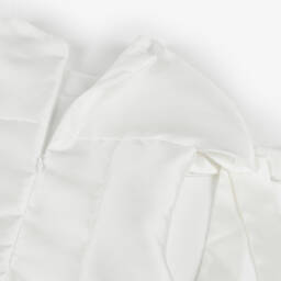 Mama Luma-فستان ساتان عاجي أنيق للبنات | Childrensalon Outlet