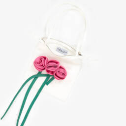Mama Luma-Girls Elegant Satin Floral Purse | Childrensalon Outlet