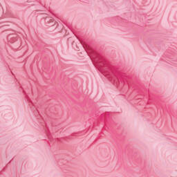 Mama Luma-Girls Floral Pink Organza Gown | Childrensalon Outlet