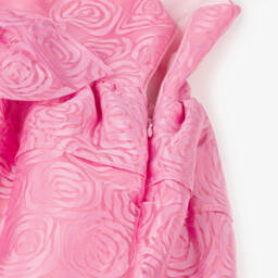 Mama Luma-Girls Floral Pink Organza Gown | Childrensalon Outlet