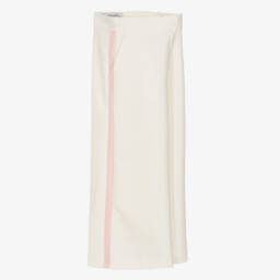 Mama Luma-Girls Ivory Flared Trousers | Childrensalon Outlet